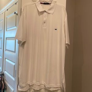 Southern Marsh White Golf Polo